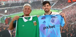 Fillol e Rossi se encontram no Ninho do Urubu