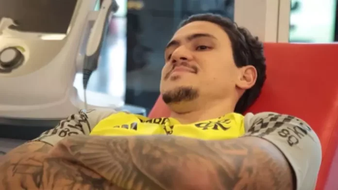 Pedro em recuperação no Flamengo