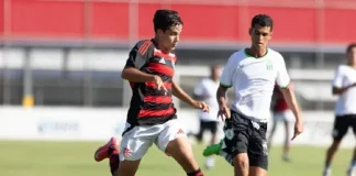 Flamengo x América-MG na Gávea pela sub-17