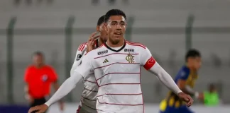 Iago em campo pelo sub-20 do Flamengo