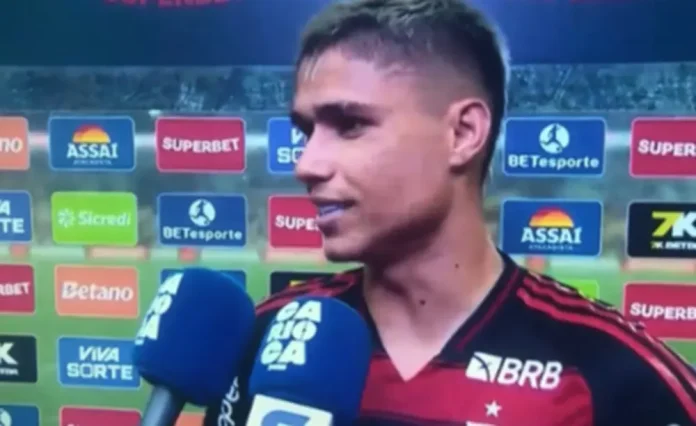 Luiz-Araujo-Entrevista-Flamengo-2-1-Vasco-080325 Luiz Araújo em entrevista após vitória do Flamengo sobre o Vasco