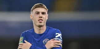 Palmer comemora gol pelo Chelsea