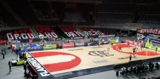 Basquete do Flamengo no Maracanazinho