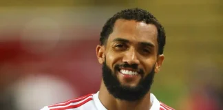 Juninho na vitória do Flamengo sobre o Deportivo Táchira