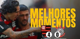 Melhores momentos de Flamengo 4 x 0 Corinthians