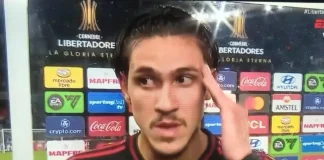 Pedro em entrevista após empate sem gols entre Flamengo e LDU