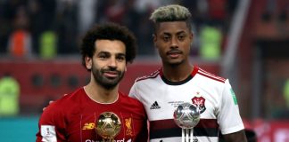 Bruno Henrique e Salah, no Mundial de Clubes 2019