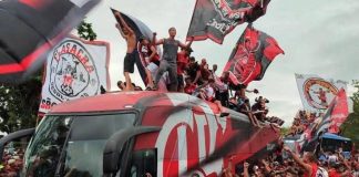 Torcida do Flamengo em peso no AeroFla