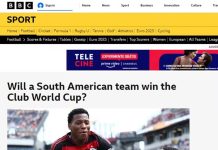 BBC fala do Mundial de Clubes