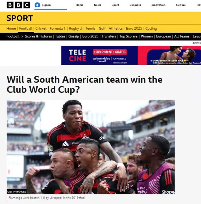 BBC fala do Mundial de Clubes
