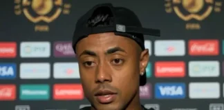 Bruno Henrique em entrevista após vitória do Flamengo sobre o Espérance