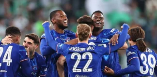 Jogadores do Chelsea