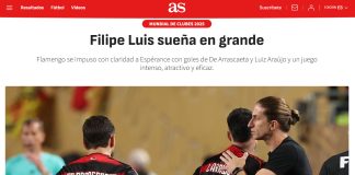 Jornal As fala da vitória do Flamengo sobre o Espérance