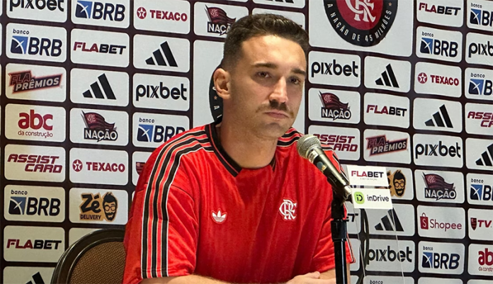 Léo Ortiz em entrevista pelo Flamengo