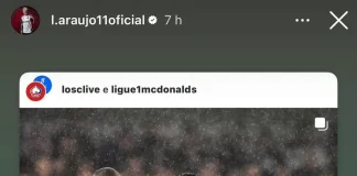 Luiz Araújo disputa jogada com Jorignho