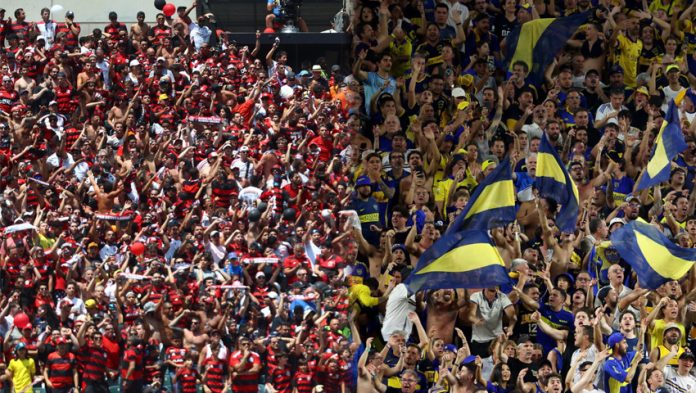 Torcidas de Flamengo e Boca Juniors em peso no Mundial de Clubes