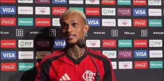 Wesley em entrevista após vitória do Flamengo sobre o Chelsea
