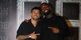 Arrascaeta e Gerson em festa de despedida do Coringa