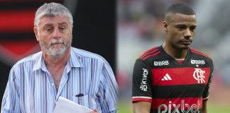 Runco médico do Flamengo o meia De la Cruz