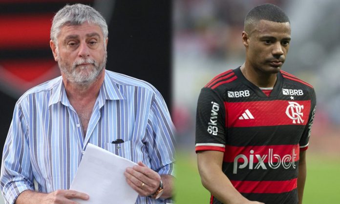 Runco médico do Flamengo o meia De la Cruz