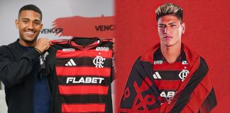 Samuel Lino e Carrascal chegam ao Flamengo