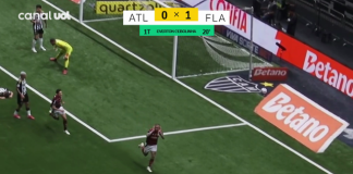 Everton Cebolinha marcou o gol da vitória do Flamengo sobre o Atlético-MG