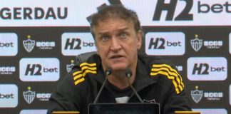 Cuca em entrevista após classificação do Atlético-MG sobre o Flamengo