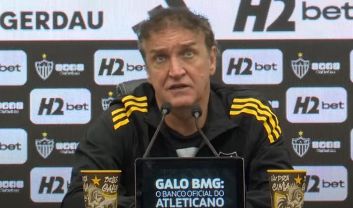 Cuca em entrevista após classificação do Atlético-MG sobre o Flamengo