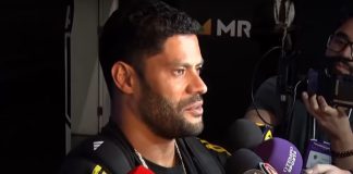 Hulk em entrevista após classificação do Atlético sobre o Flamengo na Copa do Brasil