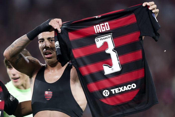 O zagueiro Iago, do sub-20 do Flamengo
