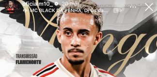 Matheus Gonçalves em postagem no Instagram