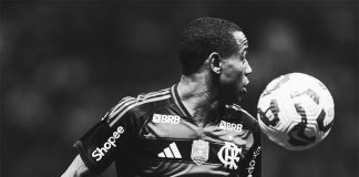 Wallace Yan em campo pelo Flamengo