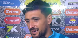 Arrascaeta em entrevista após vitória do Flamengo sobre o Palmeiras