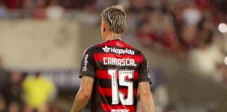 Carrascal em campo na vitória do Flamengo sobre o Palmeiras - FOTO: Gilvan de Souza / Flamengo