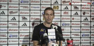Filipe Luís em entrevista após derrota do Flamengo para o Bahia