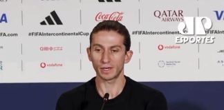Filipe Luís em entrevista na vitória do Flamengo sobre o Cruz Azul pelo Mundial de Clubes
