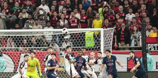 Jogadores em campo na final do Mundial entre Flamengo e PSG - Foto: Gilvan de Souza / Flamengo