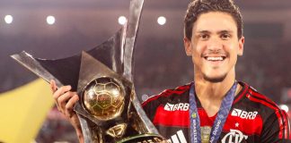 O artilheiro Pedro, Eneacampeão Brasileiro pelo Flamengo em 2025