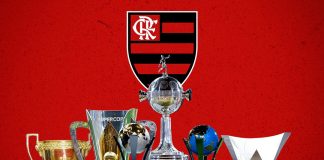 As 6 taças conquistadas pelo Flamengo em 2025