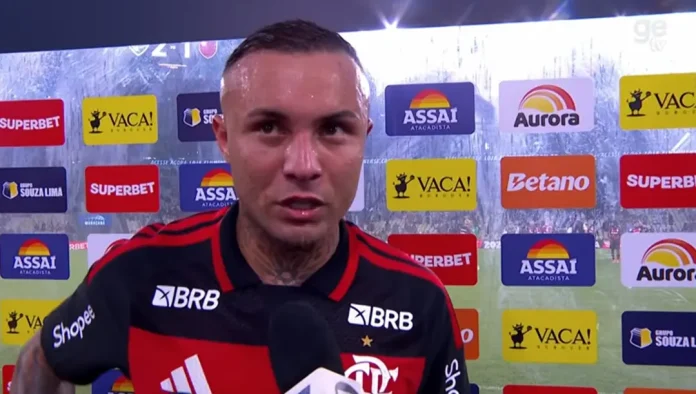 Everton-Cebolinha-Entrevista-Flamengo-1-2-Fluminense-250126 Everton Cebolinha em entrevista após derrota do Flamengo para o Fluminense no Maracanã