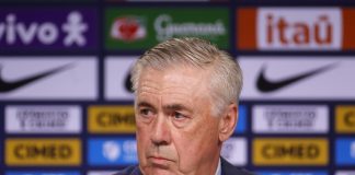 Carlo Ancelotti, técnico da seleção brasileira
