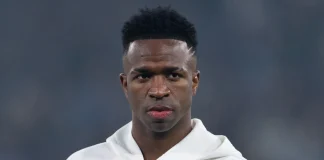 Vini Jr, atacante no Real Madrid, da Espanha.