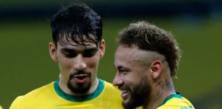 Paquetá e Neymar juntos pela Seleção Brasileira