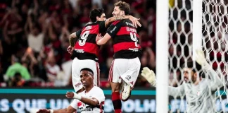 Léo Pereira marcou o gol do Flamengo no empate com o São Paulo no Maracanã - Foto: Adriano Fontes / Flamengo