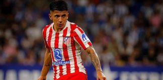 Meia argentino Thiago Almada do Atlético de Madrid