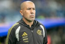 Leonardo Jardim define opções para substituir Arrascaeta no Flamengo Leonardo Jardim comandando o Flamengo no Mineirão - Foto: Fernando Moreno / AGIF/Folhapress