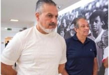 José boto, diretor do Flamengo e Bap, presidente do Flamengo