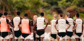 Treino do Flamengo no Ninho do Urubu