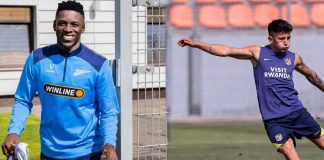 Luiz Henrique, jogador do Zenit e Thiago Almada, jogador do Atlético de Madrid
