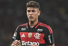 Carrascal em campo na vitória do Flamengo sobre o Mirassol - Foto: Gilvan de Souza / Flamengo